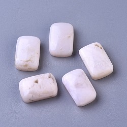 Maillons multi-brins d'opale synthétique, rectangle, 17.5~18x11.5~12x5.5~6mm, Trou: 1mm
