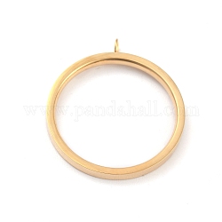 304 установки кольца из нержавеющей стали палец, кольцо петли, золотые, размер США 5~9 (15.7~18.9 мм), 2 мм, отверстие : 2 мм, внутренний диаметр: 15.8 мм