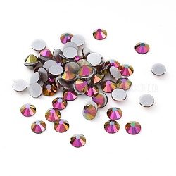 K9 strass opale brillant, décoration d'ongle de pierres précieuses rondes plates, pour les embellissements de fabrication de bijoux de bricolage, rose, 5mm, environ 1440pc / bag