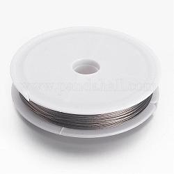 Tiger Tail Wire, Nylon-coated Stainless Steel, Original Color(Raw), Raw, 0.45mm, about 164.04 Feet(50m)/roll