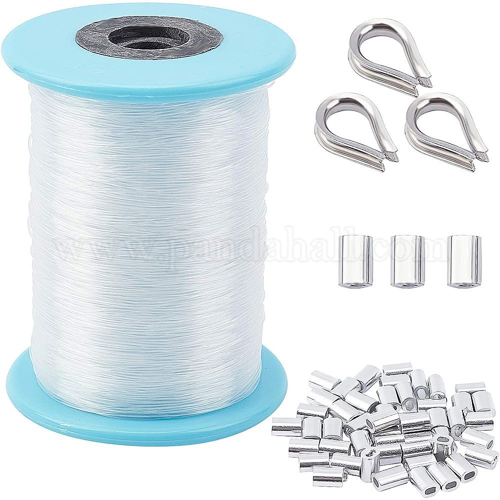 DRERIO Fil De Nylon Pour Perles 0,3mm, File A Bracelets