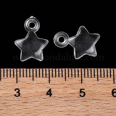 Прозрачные акриловые подвески OACR-M011-10-1