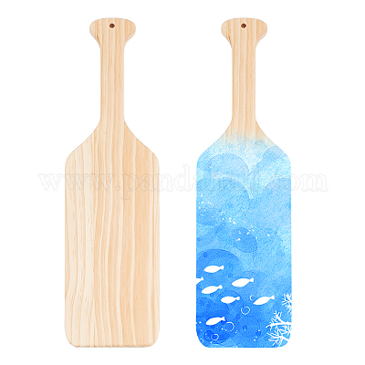 Wholesale OLYCRAFT 2 Pcs Unfinished Wooden Paddles 15 Inch Solid