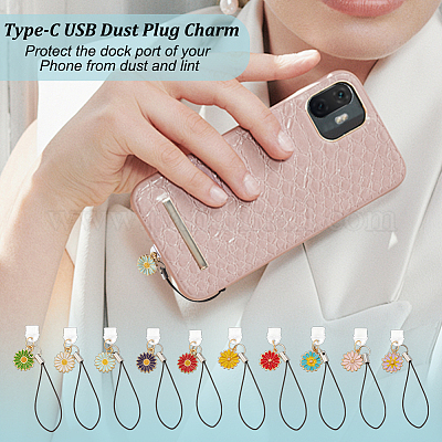 20 шт. 10 стильных эмалевых ремешка для мобильного телефона&nbsp;HJEW-OC00116-1