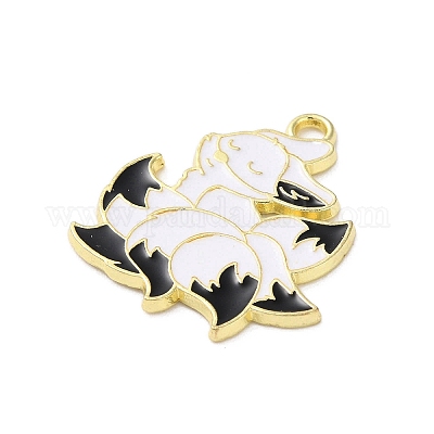 Pendente smaltati in lega&nbsp;ENAM-I059-B-01-1