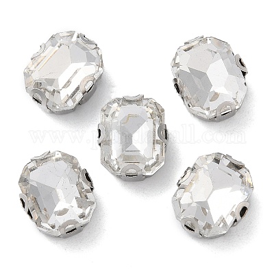 Шить на горный хрусталь&nbsp;LS-RGLA-T036-8x10mm-01A-1