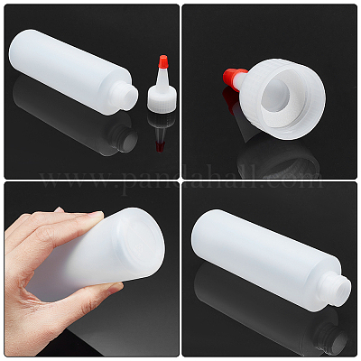 Plastic Flux Dispenser Squeeze Bottle With 4 Tips