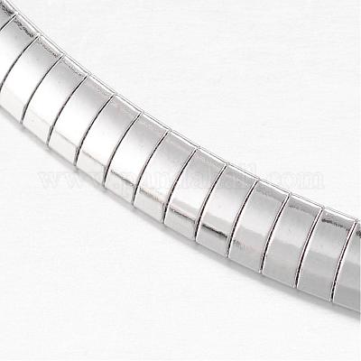 Не тускнеющие ожерелья из нержавеющей стали 304 NJEW-D274-03P-1