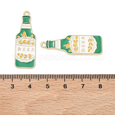 Pendentifs d'émail en alliage&nbsp;FIND-H020-01C-G-1