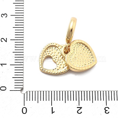 Покрытие стойки латунь красная эмаль европейские подвески&nbsp;KK-Q017-34G-1