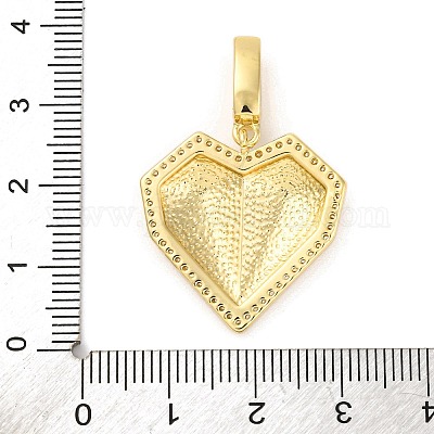 Латунные подвески с кубическим цирконием KK-D536-05G-1