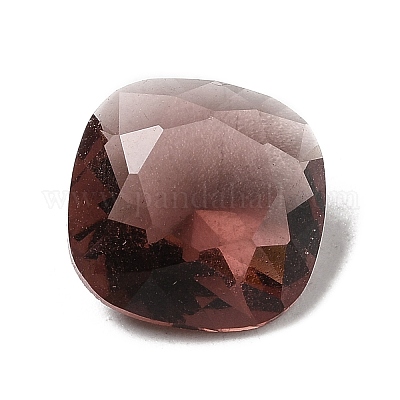 Cabochons en verre avec strass de dos avec point&nbsp;GLAA-B012-34B-1