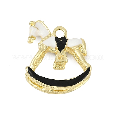 Pendentifs d'émail en alliage&nbsp;ENAM-S026-01B-G-1