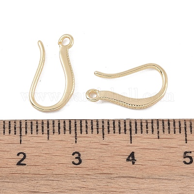 Ganci di orecchini in ottone&nbsp;KK-U008-05G-1