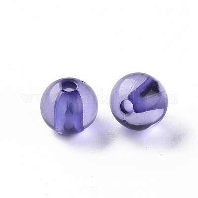 Прозрачные акриловые бусины MACR-S370-A8mm-752-1