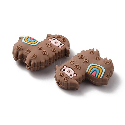 Силиконовые бусины&nbsp;FIND-WH0143-10B-1