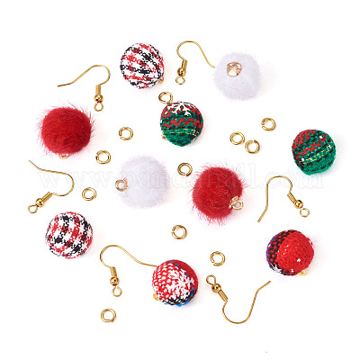 Boucles D'oreilles Pendantes Noël - Rouges Et Neuves Avec étiquettes