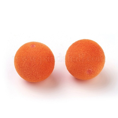 Perles acryliques flocky&nbsp;X-OACR-I001-16mm-L08-1