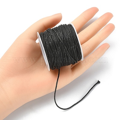 20м вощеных хлопковых шнуров&nbsp;YC-YW0001-05-332-1