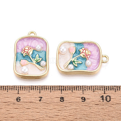 Подвески из эмали&nbsp;ENAM-T024-85A-G-1