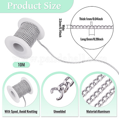 Цепи алюминиевые 10м&nbsp;CHA-TA0001-35P-1