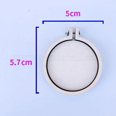 Маленькие деревянные пяльцы для вышивания&nbsp;LS-TOOL-PW0003-019A-10-1