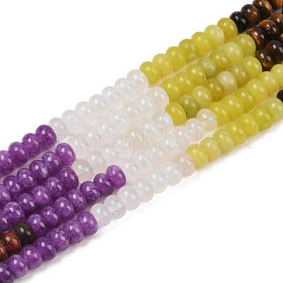 Натуральные полихромные бусины из яшмы&nbsp;G-Z135-C01-1