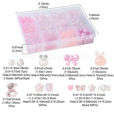 Наборы для находки акриловых бусин смешанной формы и смешанного стиля&nbsp;DIY-FS0007-09B-1