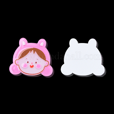 Акриловые кабошоны с принтом&nbsp;OACR-N135-08-1