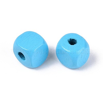 Спрей окрашены деревянные бусины&nbsp;WOOD-P021-01B-26-1