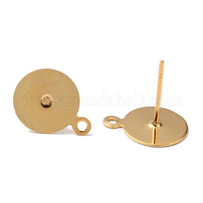 Фурнитура для сережек-гвоздиков из нержавеющей стали 304 STAS-L262-35G-1