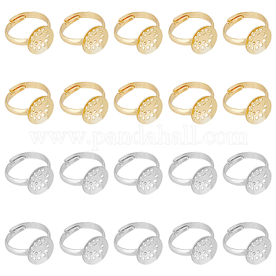 20 шт. 2-х цветные регулируемые латунные настройки сита&nbsp;KK-HY0003-21-1