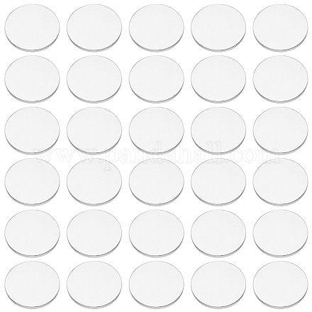 Fingerinspire 100pcs círculo transparente DIY-FG0003-42-1