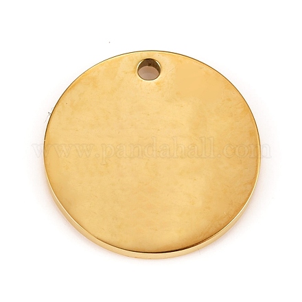 304 Stainless Steel Stamping Blank Tag Pendants STAS-L220-04-G-1