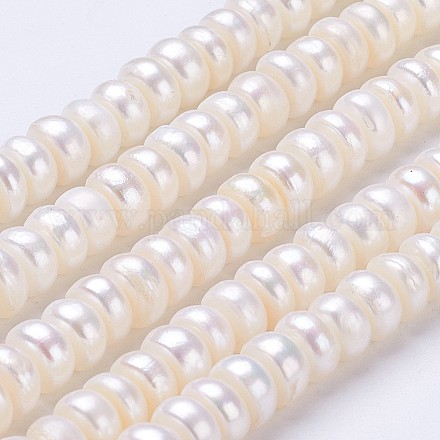 Natural Cultured Freshwater Pearl Beads Strands PEAR-P002-17-1