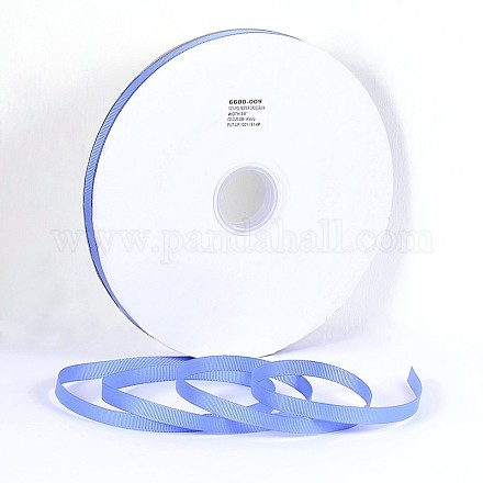 Solid Color Polyester Grosgrain Ribbon SRIB-D014-G-458-1