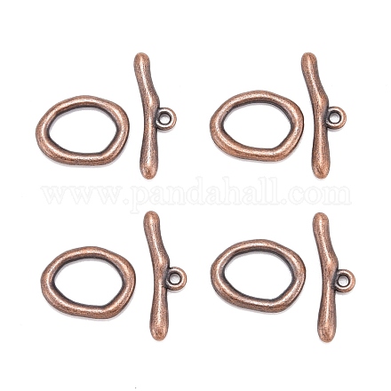 Alloy Toggle Clasps PALLOY-G014-R-1