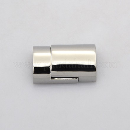 Cuboid 304 Stainless Steel Magnetic Clasps STAS-N041-12-1