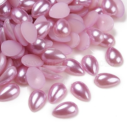 Cabujones de perlas de imitación de plástico ABS SACR-R749-6x4mm-Z11-1