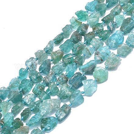 Raw Rough Natural Apatite Beads Strands G-F715-076-1