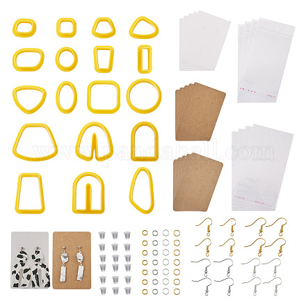 Fashewelry 18 cortador de arcilla de plástico de 18 estilos. DIY-FW0001-21-1