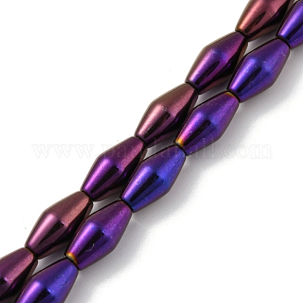 Electroplated Synthetic Non-magnetic Hematite Beads Strands G-Z032-B02-02A-1