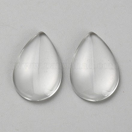 Glas cabochons&nbsp;GLAA-WH0038-50-1