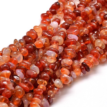 Brins de perles de cornaline naturelles teints G-E271-105-1