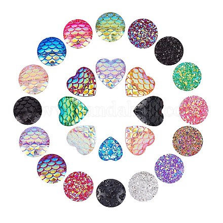 Resin Cabochons CRES-NB0001-04-1