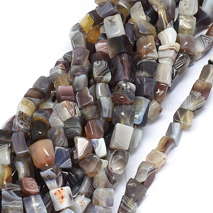 Perles de botswanna naturelles agate G-O173-055-1