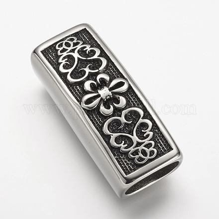 304 Stainless Steel Slide Charms STAS-F063-23-1