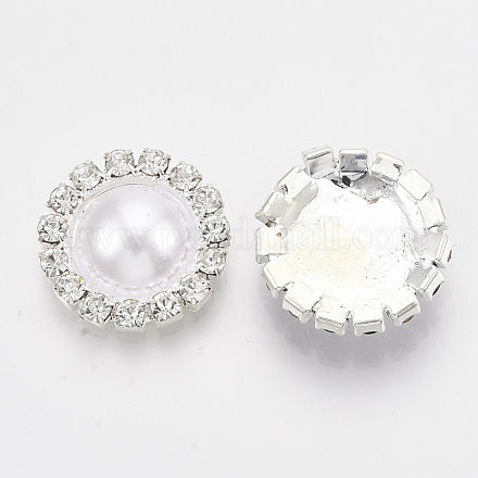 ABS Plastic Imitation Pearl Cabochons RB-S066-03S-11-1