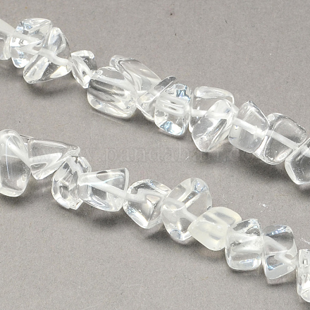 Granos de cristal de cuarzo natural hebras G-R192-B15-1