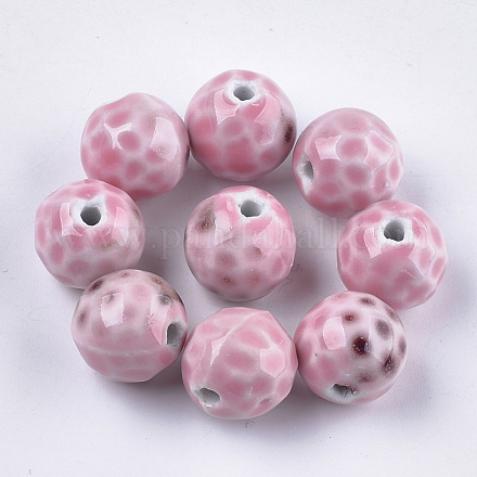 Perles en porcelaine manuelles PORC-S498-22K-1